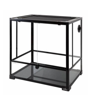 Terrarium étanche en verre/aluminium