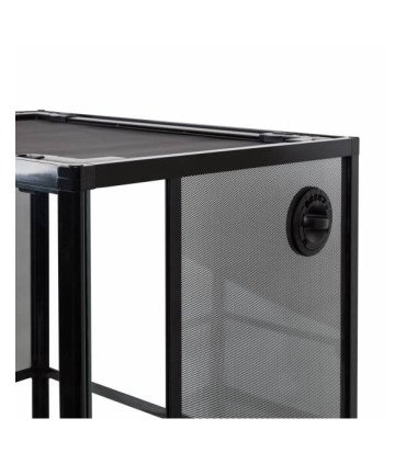 Terrarium étanche en verre/aluminium