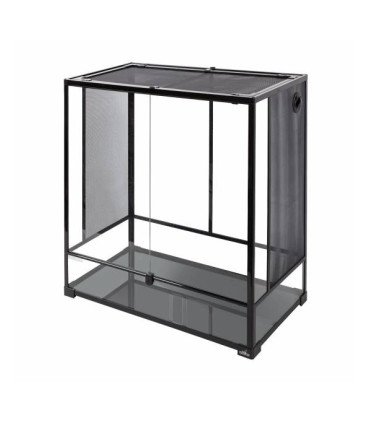 Terrarium étanche en verre/aluminium