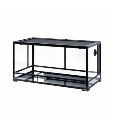 Terrarium étanche en verre/aluminium