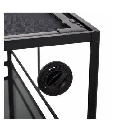 Terrarium étanche en verre/aluminium