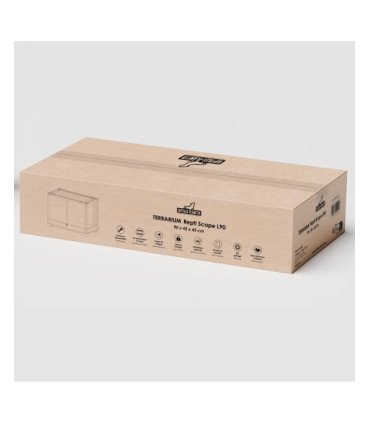 Terrarium étanche en verre/aluminium