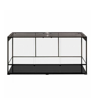 Terrarium étanche en verre/aluminium