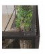 Terrarium étanche en verre/aluminium