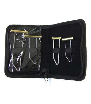 Assortiment de 4 Ouvre-bouche serpent (speculum) en Etui