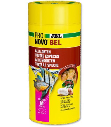 JBL PRONOVO BEL Flakes M – Nourriture pour poissons d’aquarium en flocons, 100ml à 5.5L
