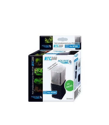 Cartouche charbon - mousse pour Filtre BT200 x3pcs