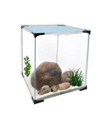 Cuve Cube 20 + couvercle - 25x25x30cm en 3mm - 18,75L