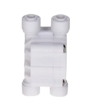 Vanne 4 voies/rinçage de membrane tuyau 1/4