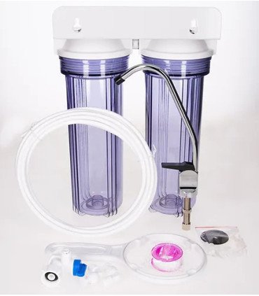 Porte filtre double 10 transparent