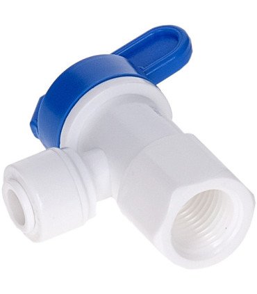 Robinet d'arrêt pour tuyau 1/4