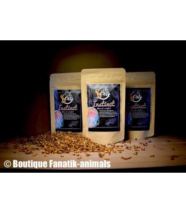 Scale Instinct – 100g - Un aliment en granulés de qualité riche en insectes.