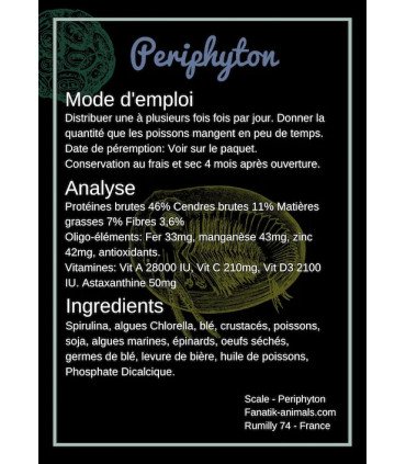 Scale Original Petit - un granulé de première qualité pour vos poissons alguivores !